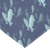 Beluga Whale Tablecloth Whale Art Tablecloth Tafelkleed (Gekanteld)