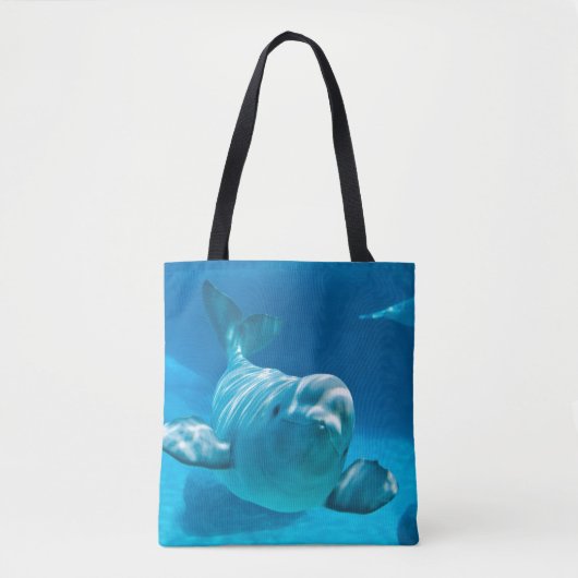 Beluga Whale Tote Bag (Voorkant)
