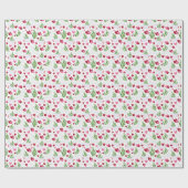 Beluga Whale Valentine Gift Wrapping Paper White Cadeaupapier (Vlak)