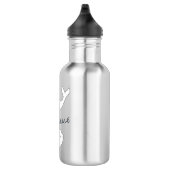 Beluga Whale Water Fles (Donkere tekst) (Rechts)