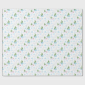 Beluga whale wrapping paper cadeaupapier (Vlak)