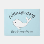 Beluga Whalecome Doormat Deurmat (Voorkant)