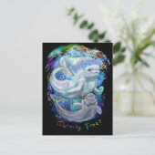 Beluga Whales Briefkaart (Staand voorkant)