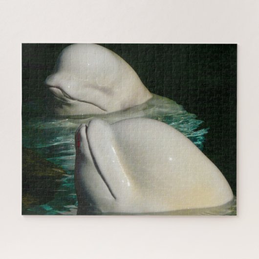 Beluga Whales Jigzaag Puzzle Legpuzzel (Horizontaal)