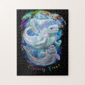 Beluga Whales Legpuzzel (Verticaal)