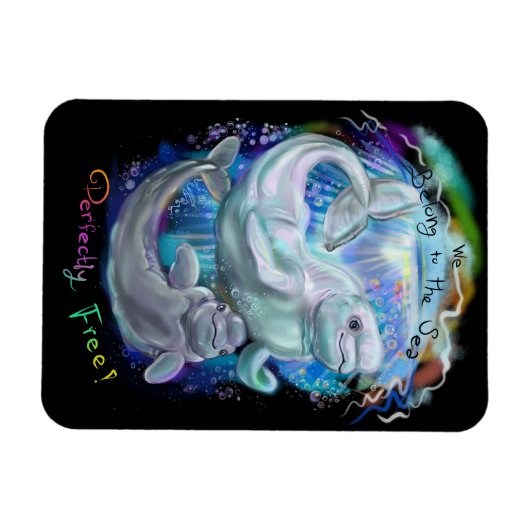 Beluga Whales Magneet (Horizontaal)