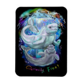 Beluga Whales Magneet (Verticaal)