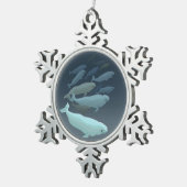 Beluga Whales Ornament Personalized Whale Ornament (Rechts)