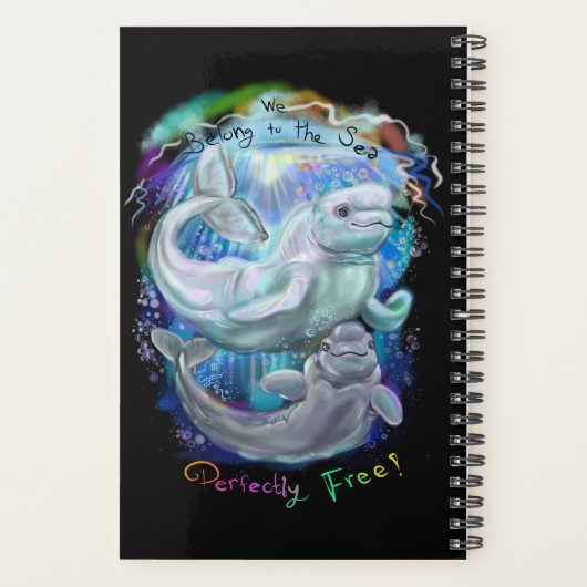 Beluga Whales Planner (Achterkant)
