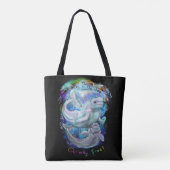 Beluga Whales Tote Bag (Achterkant)