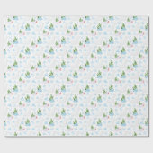 Beluga Whales Wrapping Paper Cadeaupapier (Vlak)