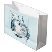 Belugawalvis Blauw Groot Cadeauzakje (Voorkant Gekanteld)