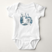 Belugawalvis Blauw Romper (Voorkant)