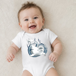 Belugawalvis Blauw Romper