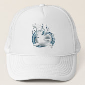 Belugawalvis Blauw Trucker Pet (Voorkant)