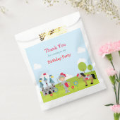 Beluister hier het Blonde Knight Birthday Party Bedankzakje (Gezegeld)