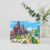 Belval Luxemburg Briefkaart (Staand voorkant)