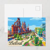 Belval Luxemburg Briefkaart (Voorkant / Achterkant)