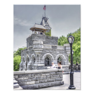 Belvedere Castle in Central Park Foto Afdruk
