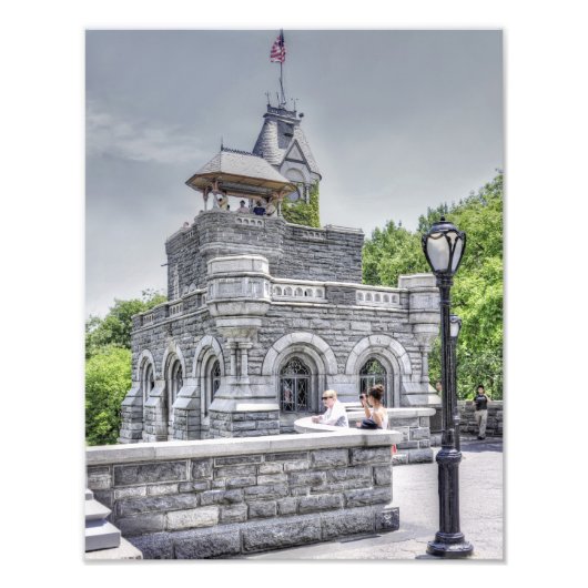 Belvedere Castle in Central Park Foto Afdruk (Voorkant)
