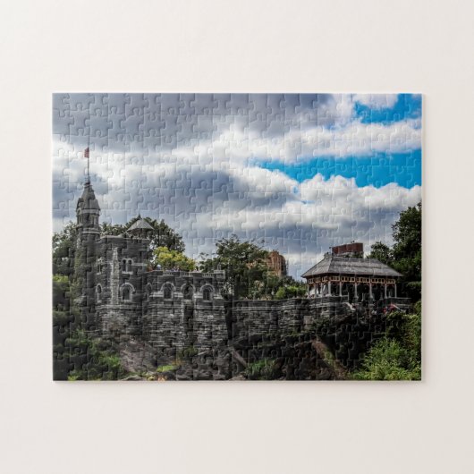 Belvedere Castle in Central Park, foto van NYC Legpuzzel (Horizontaal)