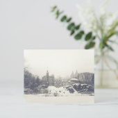 Belvedere Castle in the Winter in Central Park Briefkaart (Staand voorkant)