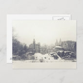 Belvedere Castle in the Winter in Central Park Briefkaart (Voorkant / Achterkant)