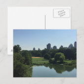 Belvedere Castle Uitzicht NYC Central Park Briefka Briefkaart (Voorkant / Achterkant)