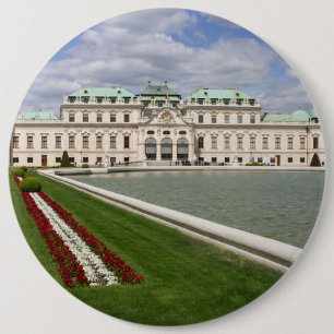Belvedere Castle, Wenen Oostenrijk Ronde Button 6,0 Cm