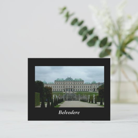 Belvedere Palace Briefkaart (Staand voorkant)