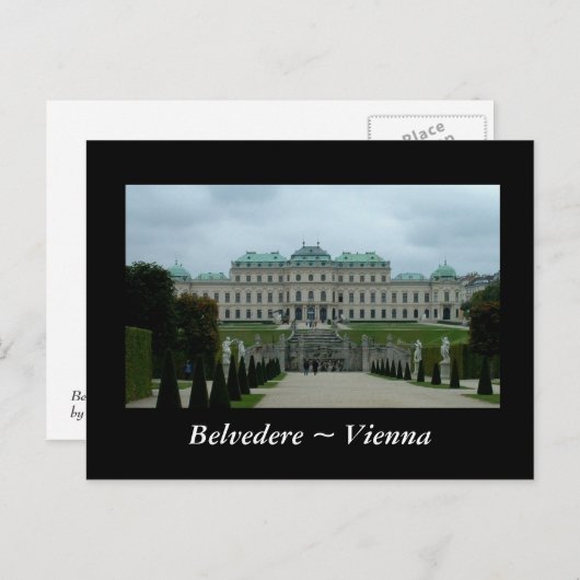 Belvedere Palace Briefkaart (Voorkant / Achterkant)