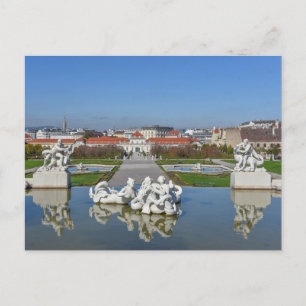 Belvedere Palace Pool, Wenen, Oostenrijk Briefkaart