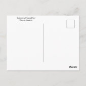 Belvedere Palace Pool, Wenen, Oostenrijk Briefkaart (Achterkant)