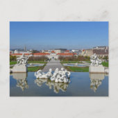 Belvedere Palace Pool, Wenen, Oostenrijk Briefkaart (Voorkant)