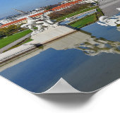 Belvedere Palace Pool, Wenen, Oostenrijk Poster (Hoek)