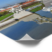 Belvedere Palace Pool, Wenen, Oostenrijk Poster (Hoek)