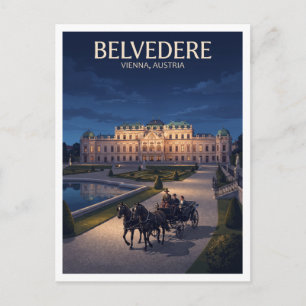 Belvedere Paleis Wenen Oostenrijk Reis Cadeau Briefkaart