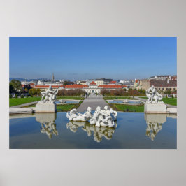 Belvedere Paleis Zwembad, Wenen, Oostenrijk Poster