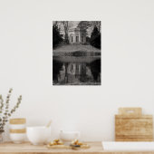 Belvedere Teahouse in Black & White Poster (Keuken)