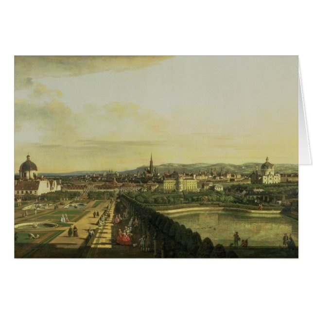 Belvedere uit Gesehen, Wenen (Voorkant Horizontaal)