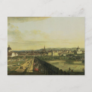 Belvedere uit Gesehen, Wenen Briefkaart