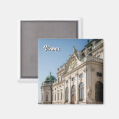 Belvedere Vienna Oostenrijk Reizen Magneet (Voorkant / Achterkant)