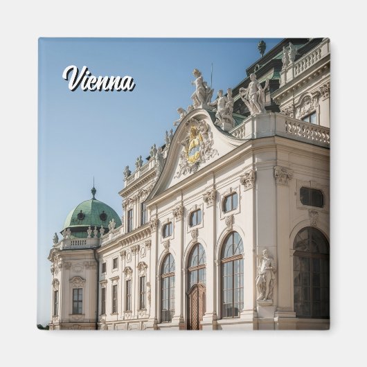 Belvedere Vienna Oostenrijk Reizen Magneet (Voorkant)