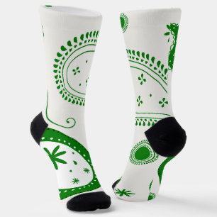 Bemande Sokken-Klassieke Paisley Elegantie Sokken