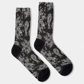 Bemande Sokken-Klassieke Paisley Elegantie Sokken (Rechts)