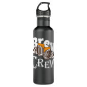 Bemanner, Bachelors Party T shirt, bier drink Waterfles (Voorkant)