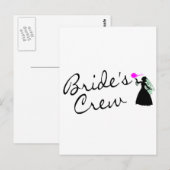 Bemanner (Bride Blk) Briefkaart (Voorkant / Achterkant)