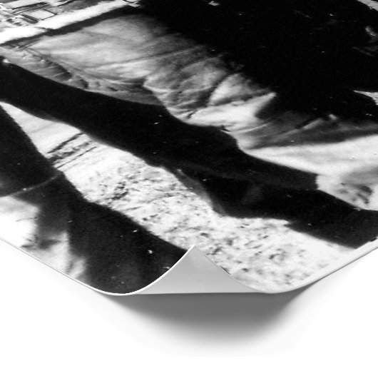 Bemanner van de B-17-vliegende "Memphis Belle" Poster (Hoek)