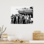 Bemanner van de B-17-vliegende "Memphis Belle" Poster (Keuken)