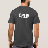 Bemanner Voeg hier Mannen moderne bedrijfstekst to T-shirt (Achterkant)